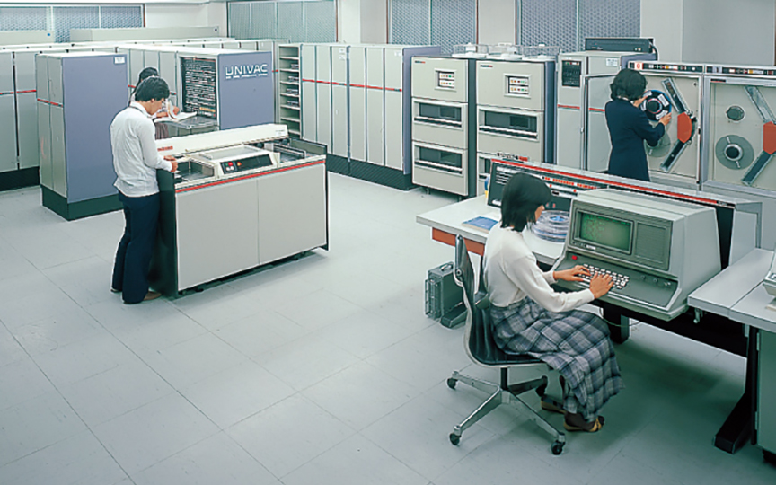 超大型コンピュータ UNIVAC 1106 TSS 1979年